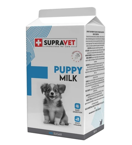 Supravet Hamile ve Yavru Köpekler İçin Taurinli Köpek Süt Tozu 150 Gr ürün görseli 1