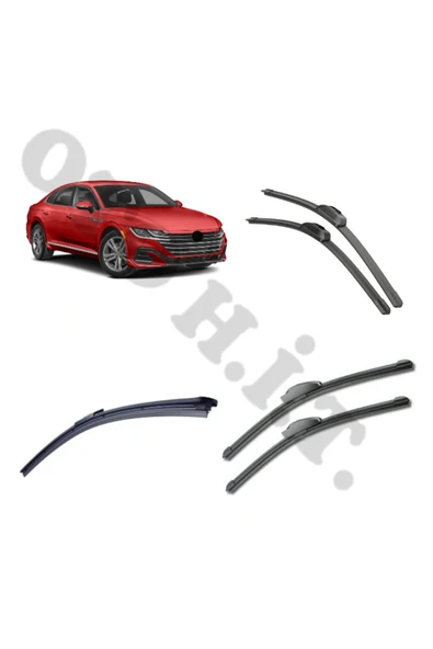 OTO H.İ.T. VOLKSWAGEN ARTEON SİLECEK TAKIMI 2017-2023 ÖN CAM SİLECEĞİ ürün görseli 1