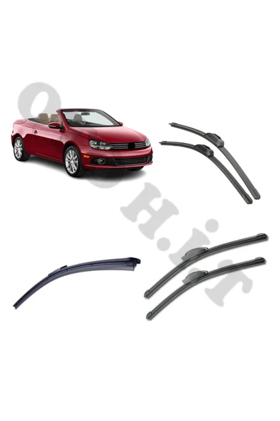 OTO H.İ.T. VOLKSWAGEN EOS SİLECEK TAKIMI 2006-2015 ÖN CAM SİLECEĞİ ürün görseli 1