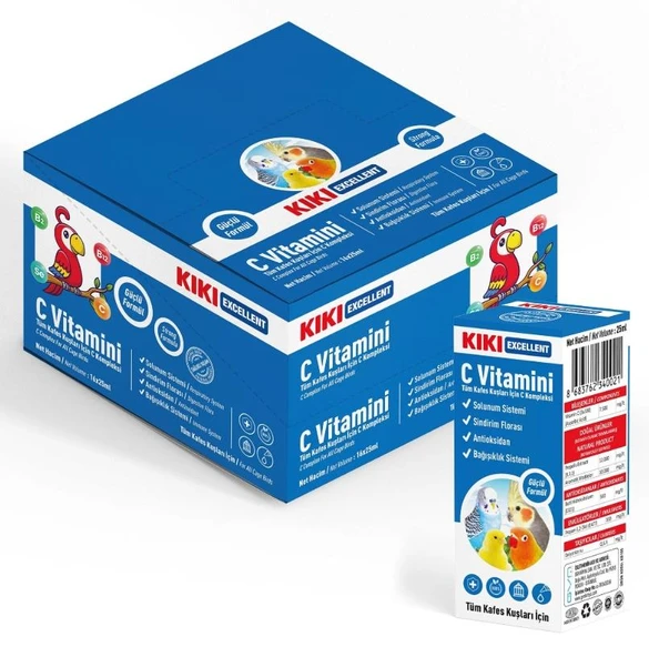 Kiki Excellent Kuş C Vitamini 25 ml ürün görseli 1