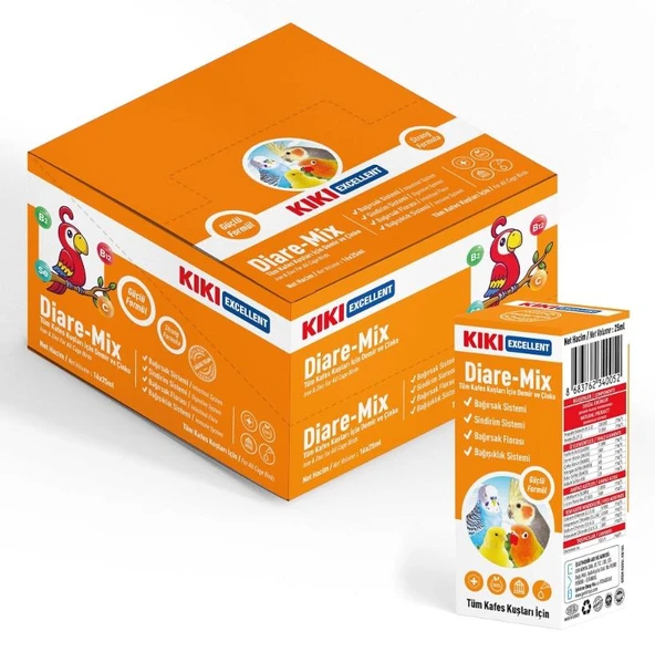 Kiki Excellent Kuş Diare-Mix 25 ml ürün görseli 1