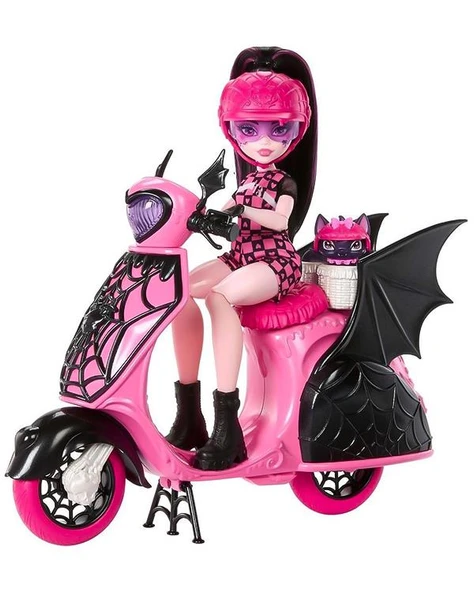 Monster High Vamptastic Scooter Draculaura JDR61 - Resim 3