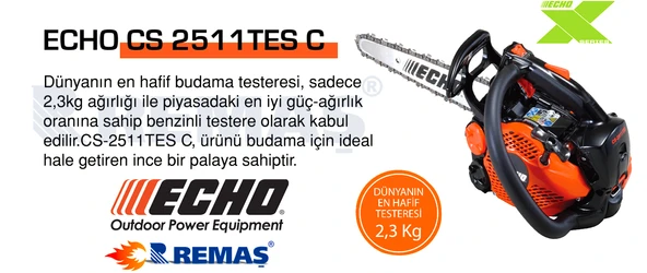 Echo CS-2511TES-C Benzinli Motorlu Testere 1.5 HP - Resim 6