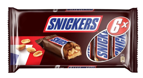 Snickers Çikolata Yer fıstıklı 50 GR X 6 Adet ürün görseli 1