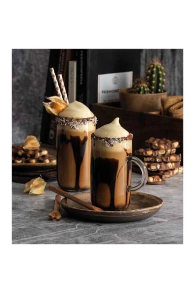 Paşabahçe 55743 Iconic 4lü Latte Bardağı 270cc - Resim 4