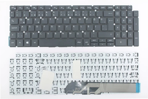 DELL Inspiron Uyumlu 5590 7791 3501 3505 5594 5584 Klavye ürün görseli 1