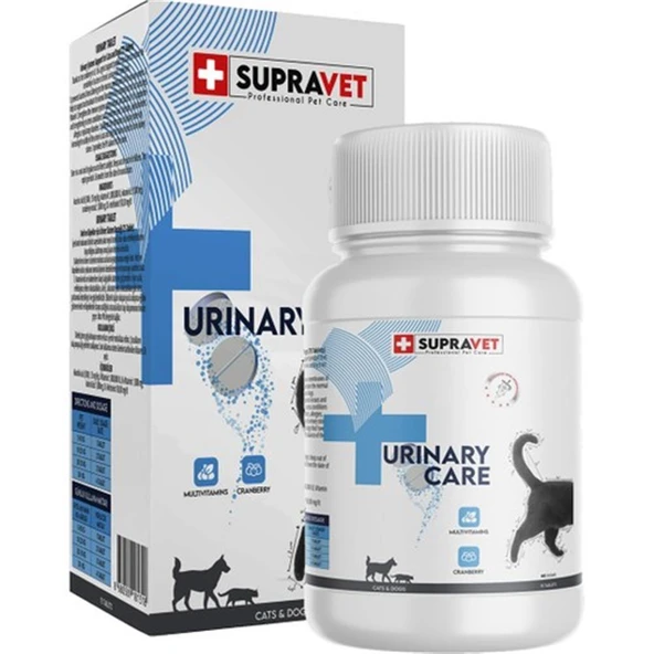 Supravet Urinary Care Kedi Ve Köpek İdrar Sağlığı 75 Tablet ürün görseli 1