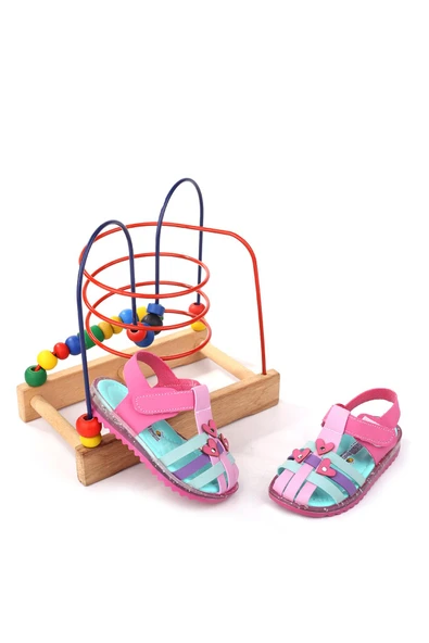 Papuç Sepeti Arzn 4833 Kız Bebek Ortopedik Rahat Taban Sandalet ürün görseli 1