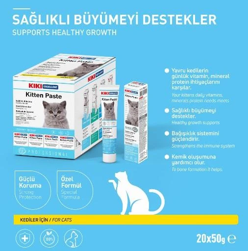 Kiki Excellent Kitten Paste Kedi Macunu 50 Gr - Resim 2