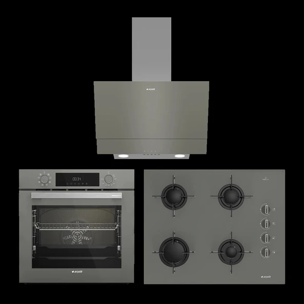 Arçelik Inox Çizgi Ankastre Set ürün görseli 1