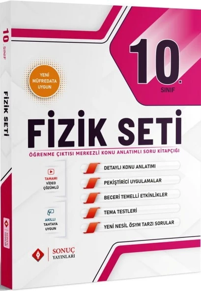 10. Sınıf Fizik Modüler Set Sonuç Yayınları ürün görseli 1