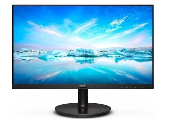 PHILIPS 23.8  242V8LA/01 4MS 75MHZ 1XVGA 1XHDMI 1XDP FHD 1920X1080 HOPARLÖR FLİCKER-FREE DÜŞÜK MAVİ IŞIK VESA SİYAH ürün görseli 1