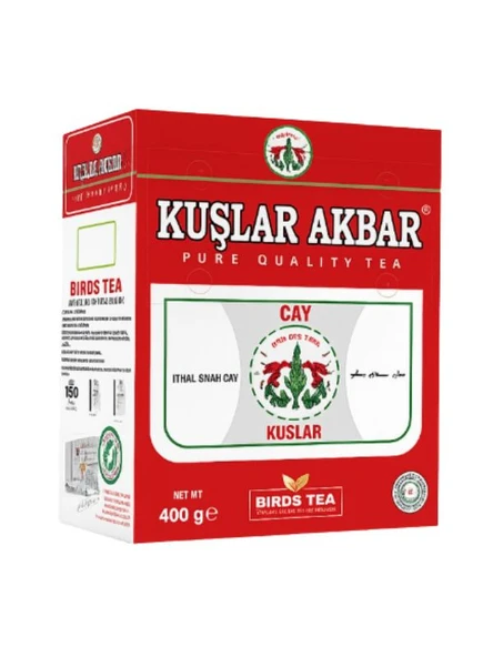 AKBAR KUŞLAR SEYLAN DÖKME ÇAYI 400 GR ürün görseli 1