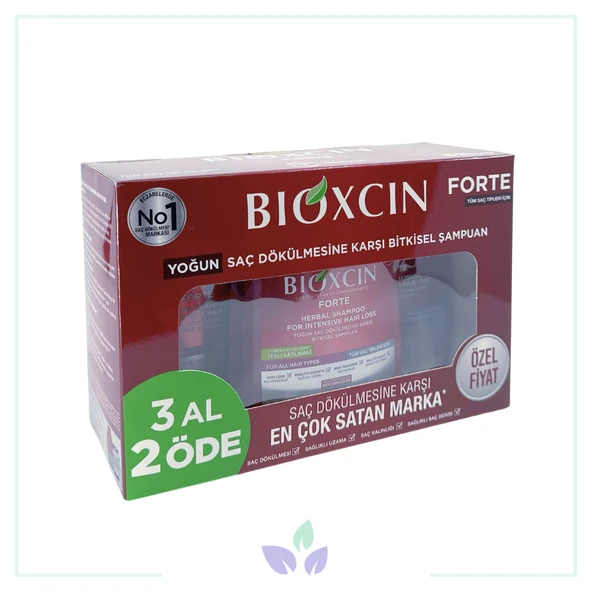 Bioxcin Forte 3x300 ml Saç Dökülmesine Karşı Şampuan ürün görseli 1