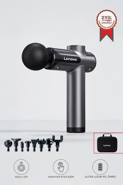 PTTAVM: Lenovo N3 Mavi Darbeli Titreşimli Masaj Tabancası Güçlü