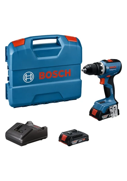 Bosch Profesyonel GSR 18V-65 Çift Akülü 2 Ah Darbesiz Vidalama Makinesi 06019N3000 ürün görseli 1