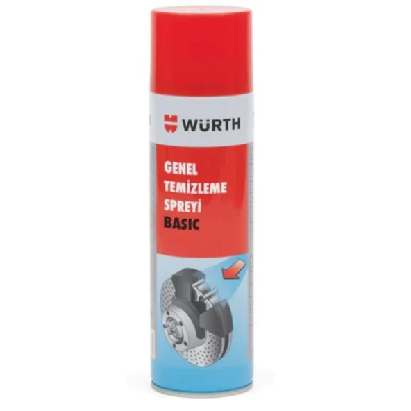 Würth Genel Temizleme & Balata Spreyi Basıc 500Ml ürün görseli 1