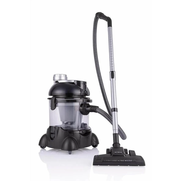 Arnica Hydra Rain Plus 2400 W Halı Yıkama Makinesi Gümüş Siyah ürün görseli 1