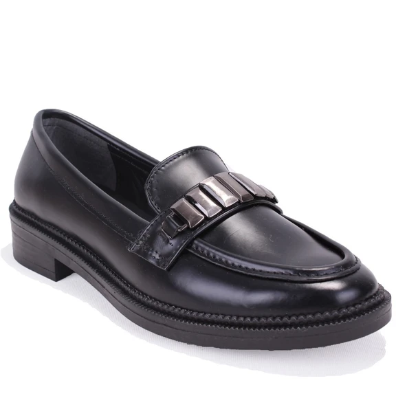 Dagoster DZA07-863702 Siyah Günlük Loafer  Kadın Ayakkabı ürün görseli 1