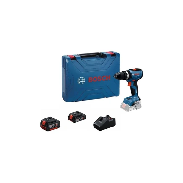 Bosch Profesyonel GSB 18V-65 1X5 Ah +1X2 Ah Çift Akülü Darbeli Matkap Vidalama ürün görseli 1