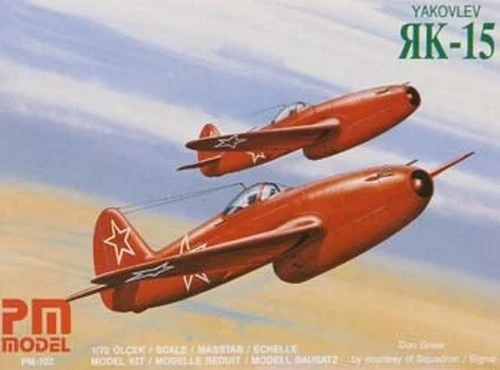 PM Model 102 1/72 YAKOVLEV  YAK-15 Jet Avcı Uçağı Demonte Plastik Maketi ürün görseli 1
