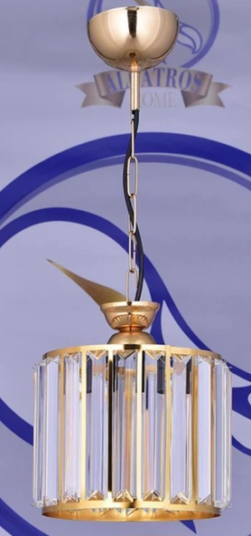 Tekli Kristal avize açelya Gold ürün görseli 1
