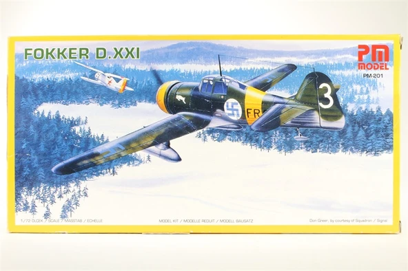 PM Model 201 1/72 ölçek Fokker D.XXI ürün görseli 1