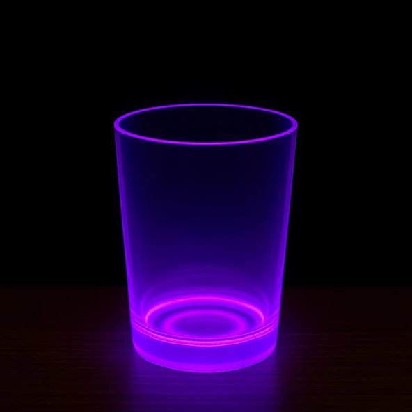 PartyGlow Neon Mor Bardak 8.5 x 10.5 cm ürün görseli 1