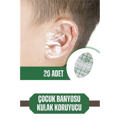 Çocuk Banyo Kulak Koruyucu Su Geçirmez 20 Adet ürün görseli 1