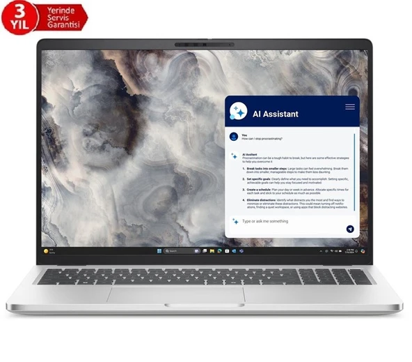 Dell Pro 16 Ultra5 235U-16''-16G-512SSD-Dos ürün görseli 1