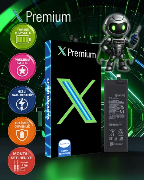 Xiaomi MI CC9 Pro Uyumlu Batarya Xpremium Pil Süper Yüksek Kalite 5170 mAh BM52 ürün görseli 1