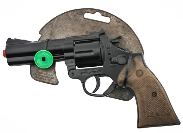 Gonher Revolver 12'li Kısa Namnulu Siyah Polis Koleksiyon Tabancası ürün görseli 1