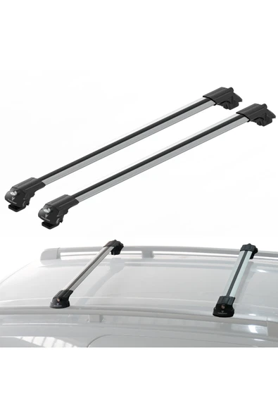 TAURUSPOWER Citroen C5 Aircross 2018–2025 TRS-1 Kilitli Sistem Ara Atkı Tavan Barı Gri (2 Adet) ürün görseli 1