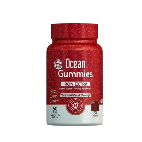 Ocean GUMMIES Iron Extra 17MG Demir 60 Adet ürün görseli 1