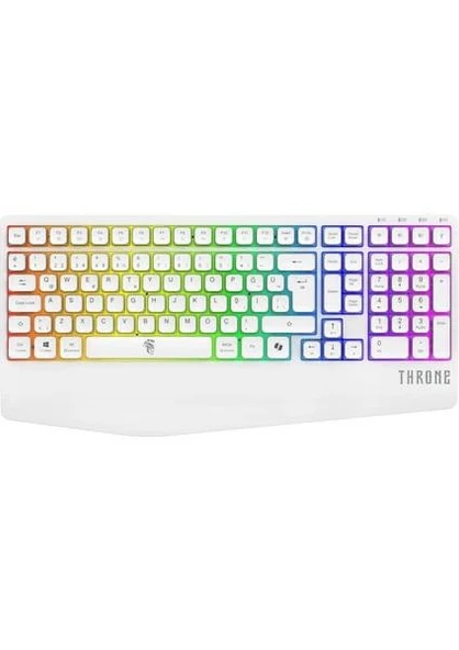 Throne Niji Eclipse K1 Chromatic Rgb & Ultra Hızlı Purple Switch 108 Tuşlu Kablosuz Mekanik Klavye (2.4ghz + Bt + Type C) ürün görseli 1