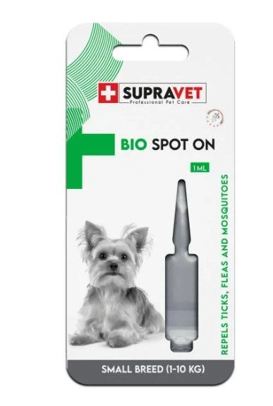Supravet Küçük Irk Köpek Deri Ve Tüy Bakım Dış Parazit Bitkisel Damla 1 Ml ürün görseli 1