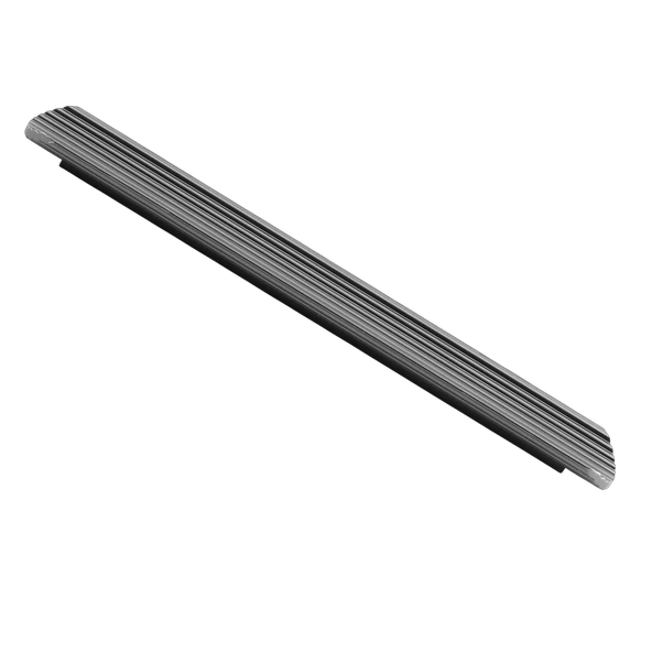 Kanal Kulp Füme Kanallı Çizgili 224 mm 24 cm Metal Mobilya Çekmece Dolap Kapak Kulpu Modern Kulplar ürün görseli 1