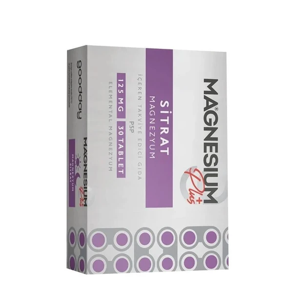 Goodday Magnesium Plus Sitrat 30 Tablet ürün görseli 1