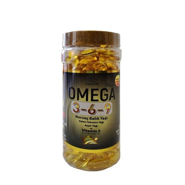 Naturlife Omega 3-6-9 Balık Yağı 1300 Mg 200 Softjel ürün görseli 1