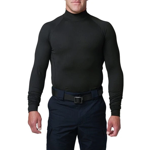 5.11 MOCK NECK LS TOP SIYAH - Resim 9