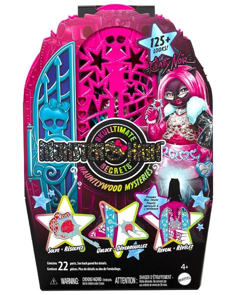 Monster High Skulltimate Secrets Hauntlywood Gizemli Catty Noir Bebek JBG82 ürün görseli 1