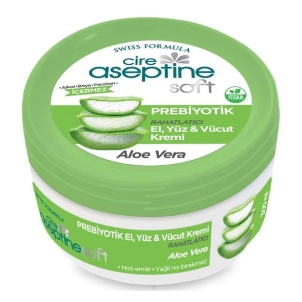 Cire Aseptine Soft Prebiyotik Aloevera 300 Ml ürün görseli 1
