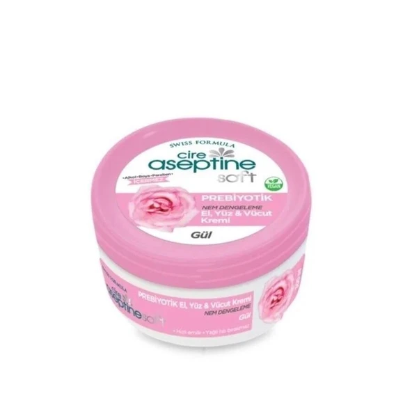 Cire Aseptine Kavanoz Soft Krem Gül 300 ml ürün görseli 1