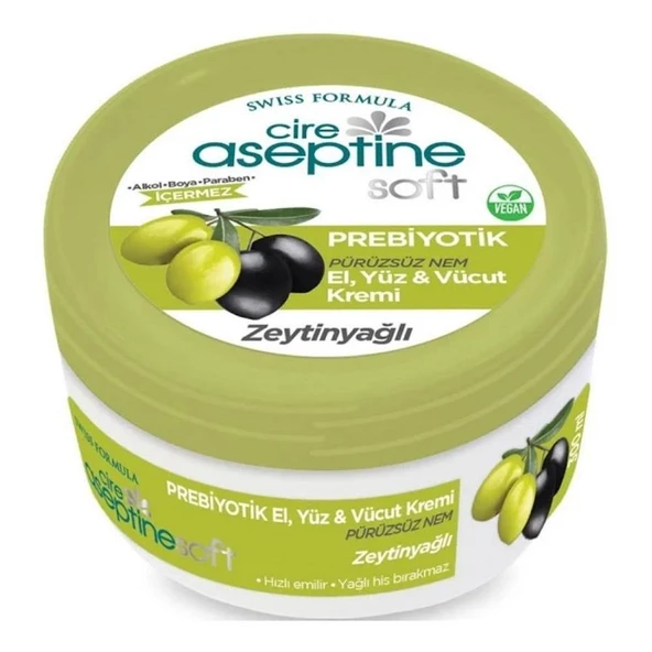 Cire Aseptine Soft Zeytinyağlı Prebiyotik Krem 300ml ürün görseli 1