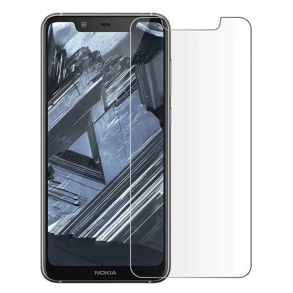 Nettech Nokia 5.1 Uyumlu Ön Koruma Cam Ekran Koruyucu NT-28935 ürün görseli 1