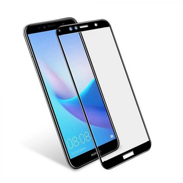 Nettech Huawei Y6 2018 Uyumlu 5D Glas Full Cam Koruyucu VR-14881 ürün görseli 1