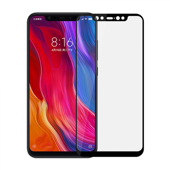 Nettech Xiaomi Mi 8 Uyumlu 5D Glas Full Cam Koruyucu VR-14864 ürün görseli 1