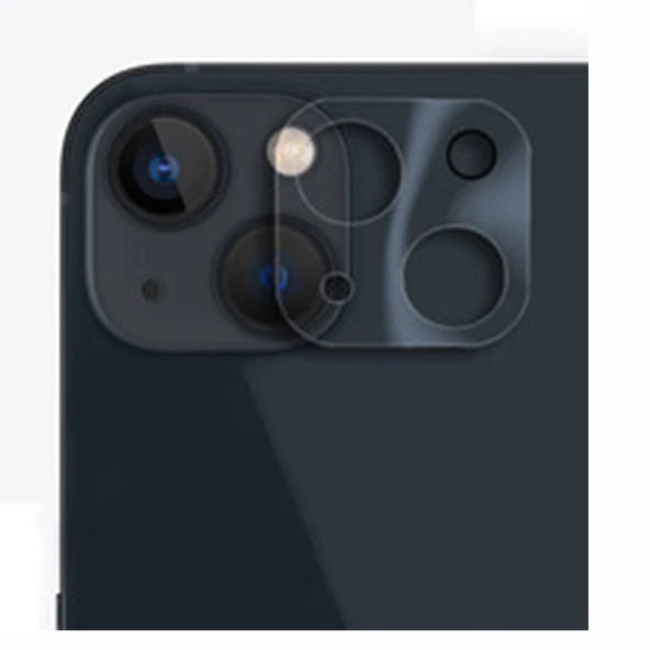 Nettech Apple iPhone 14 Uyumlu Şeffaf Çerçeveli Seri Kamera Cam Koruyucu NT-96982 ürün görseli 1