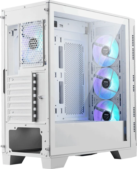 MSI MAG Forge 320R AIRFLOW Beyaz mATX Kasa - Resim 4