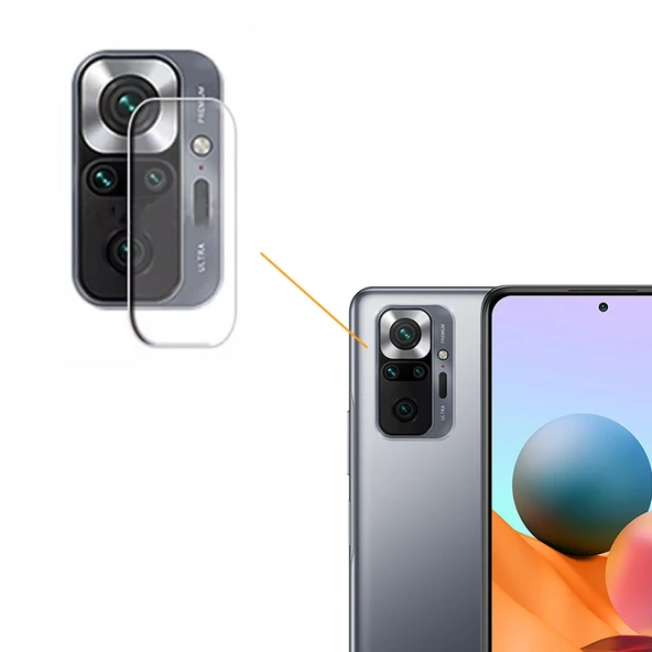 Nettech Xiaomi Redmi Note 10 Uyumlu Kamera Cam Koruyucu NT-89381 ürün görseli 1
